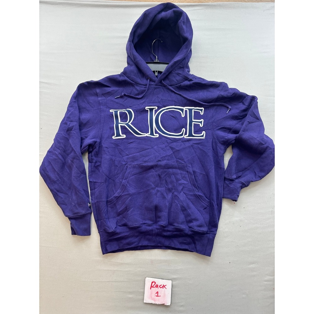 Jansport Rice University Owls Hoodie Purple Mens Small Graphic Sweatshirt S